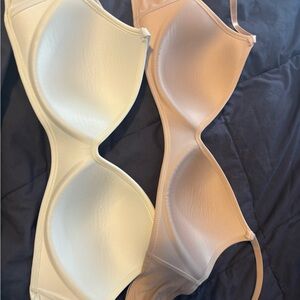 Elegant Women's Intimates Set - Cream and Tan